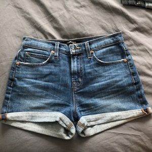 J Brand rolled hem denim shorts